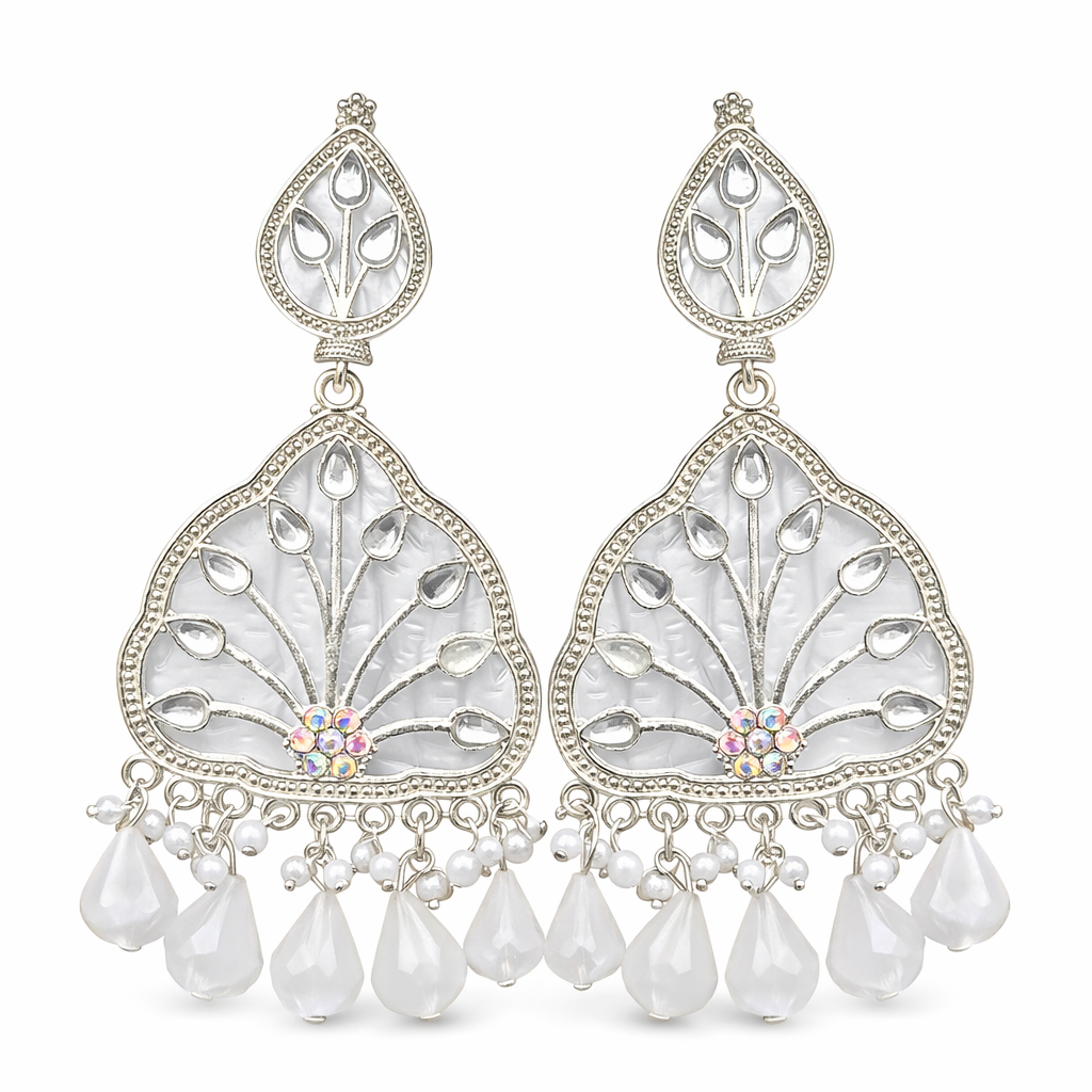Royal Ethnic Pearl Earrings